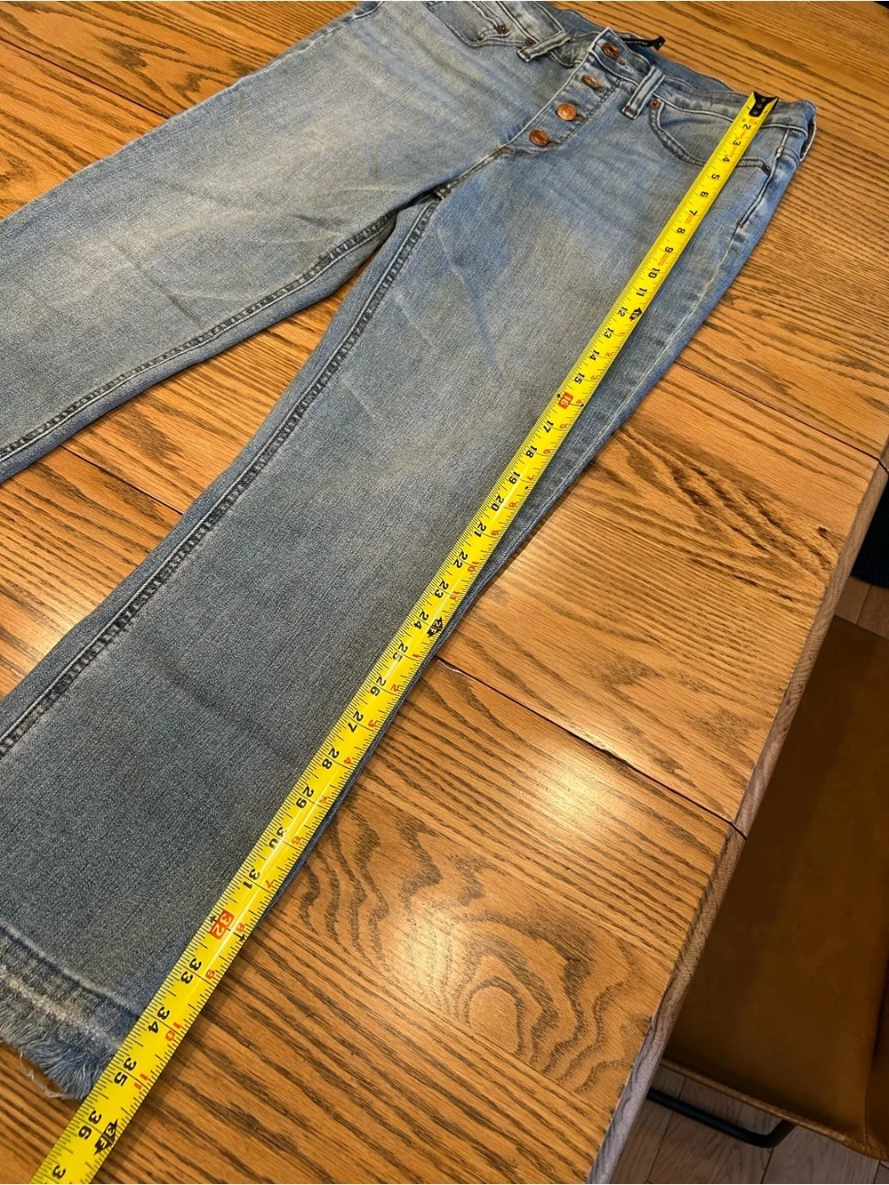 J Crew Billie Demi Boot Crop Jeans Denim Size 29